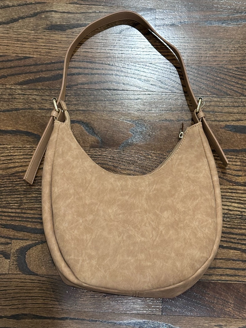 4th & Reckless Tan Crescent Shoulder Bag